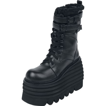 KIHILIST by KILLSTAR - Gothic Laarzen - Endless Boots - EU36 tot EU42 - voor Vrouwen - zwart
