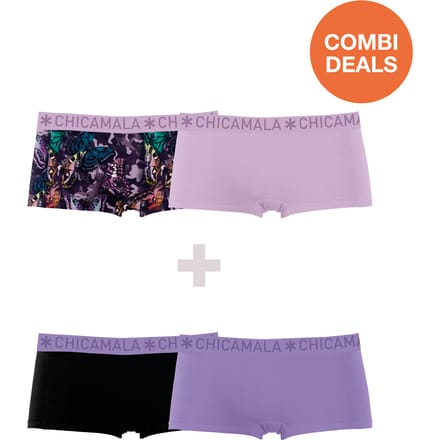 Chicamala Meisjes Boxershorts - 4 Pack - Maat 176 - Meisjes Onderbroeken