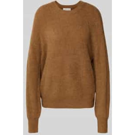 Relaxed fit gebreide pullover met alpaca-aandeel model 'Gustel Hope'