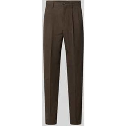 straight fit stoffen broek met katoen-aandeel