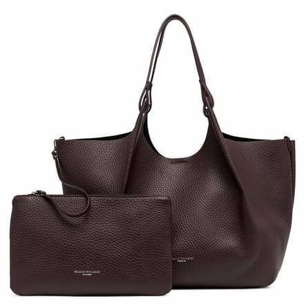 Gianni Chiarini Dua Schoudertas Dames - Leer - Bruin