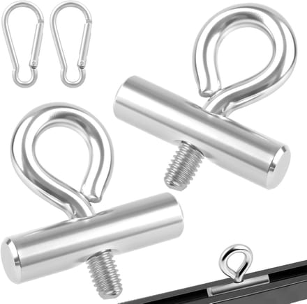 Set van 2 Stoppers voor Luifelrails, 8mm - Ideaal voor Tent, Caravan en Bootgebruik