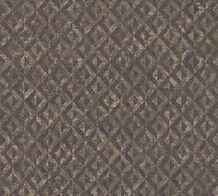 ABSTRACT BEHANG | Ruitjes - Bruin Zwart Goud - A.S. Création Jade 2