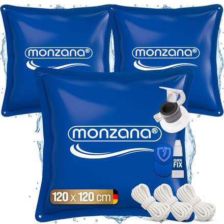 Monzana Zwembadkussen XL 3 stuks - Chloorbestendig PVC – Blauw