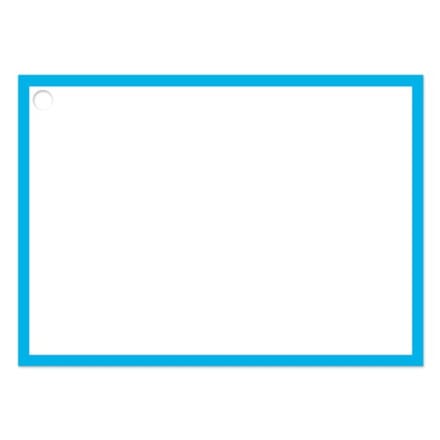 Flashcards a6 blanco blauw à 50 stuks