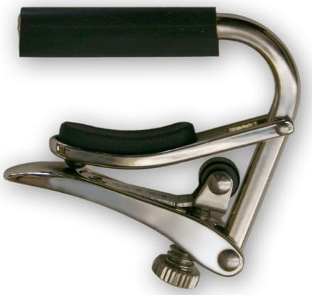 Shubb C5 Standard Capodastro voor Banjo, Mandoline en Bouzouki Nikkel