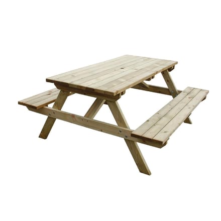 Rowlinson Houten Picknicktafel 150cm - Rowlinson CG095 - Horeca & Professioneel