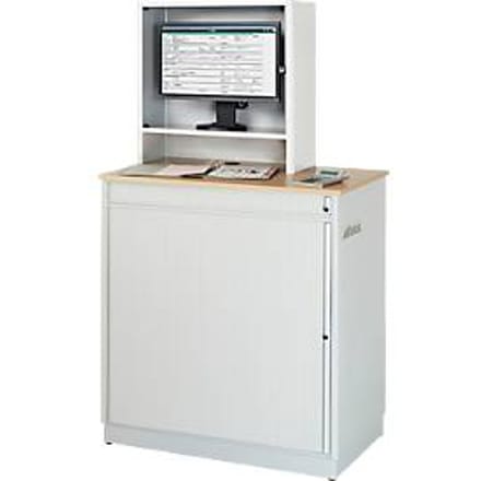 Computerstation type 6018, B 1030 x D 660 x H 1810 mm, stationair