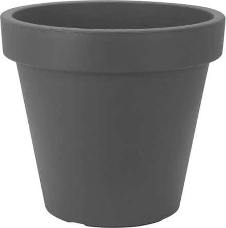 Kunststof Bloempot antraciet Ø40 cm - Hoogte 35 cm