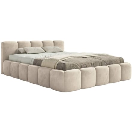 Bedframe Chloe laag 140 x 200 cm velvet | NADUVI Collection