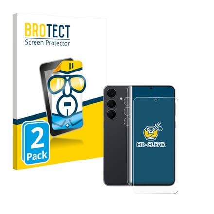 BROTECT - Screenprotector voor Samsung Galaxy S25 FE (Voor+Camera) - Folie Beschermfolie transparant 2 Stuks