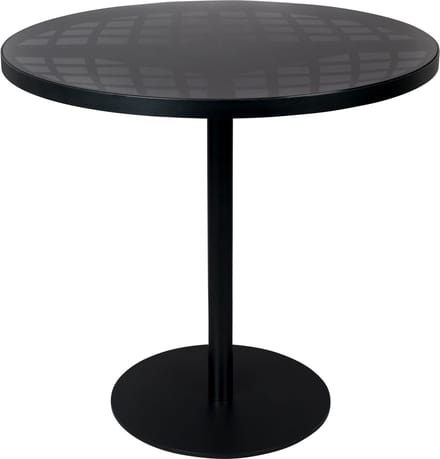 Zuiver Albert Tuintafel/ Bistrotafel Rond 80 cm Zwart
