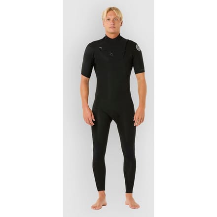 2025 Rip Curl Heren Dawn Patrol 2/2mm Korte Mouwen Borst Ritssluiting