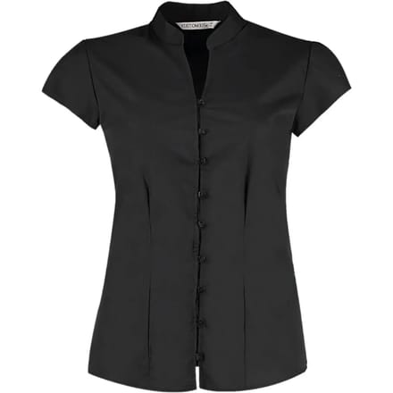 Vrouwelijke blouse met mandarinenkraag Kustom Kit