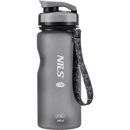 Nils CAMP NC1740 Serie - Tritan Waterfles - 600ml - Ergonomisch Ontwerp - BPA-vrij