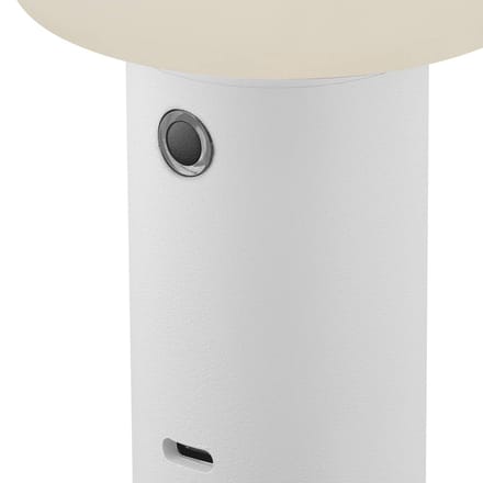 HELL Tiny-B LED tafellamp, wit, hoogte 13 cm, IP54, USB