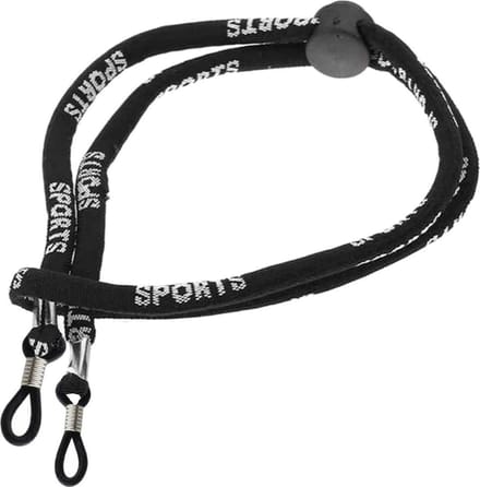 Fako Bijoux® - Brillenkoord - Nylon - Sports - Verstelbaar - Zwart