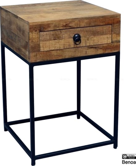 Nachtkastje Bella mangohout 40 cm