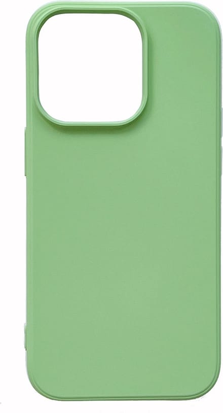 Casemania Hoesje Geschikt voor Apple iPhone 14 Pro - Groen - Microfiber Siliconen Back Cover