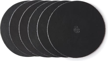 Castelijn & Beerens - Gaucho Onderzetters 6 stuks | zwart -