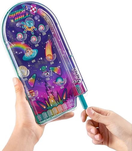 Moses Flipperspel Space Ball Junior 25,3 X 13,6 Cm Staal Paars