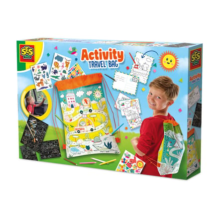 SES - Activiteiten rugzak - voor onderweg - 3 in 1 - grote tas