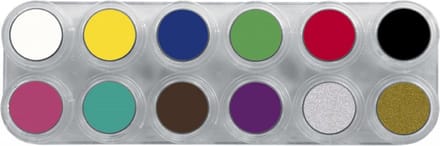Grimas Waterschmink Pure Make-Up - 12 Palette A