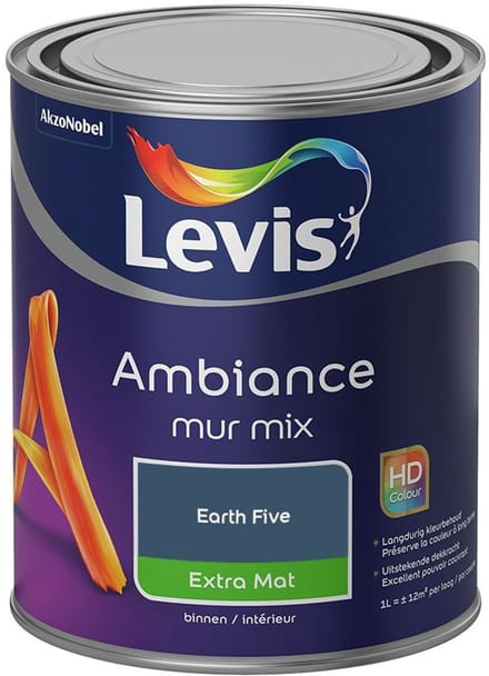 Levis - Ambiance Mur Extra Mat Mix - Earth Five - Mengverf - 1 L
