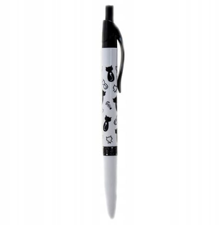 Starpak Automatische Pen - Katten Design, Blauwe Inkt, 0.5mm