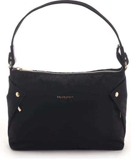 Hedgren Handtas Schoudertas Prisma Reflect Mini Hobo Black Zwart