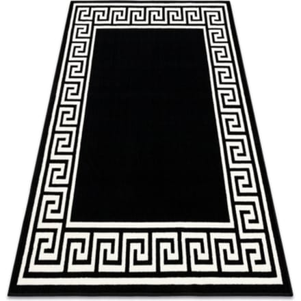 Kleden Rugsx Tapijt BCF Morad GREK grieks - zwart 60x110 cm