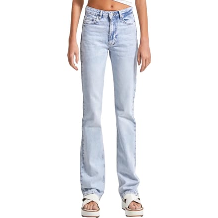 It's Basic - Straight High Rise Jeans - Sky