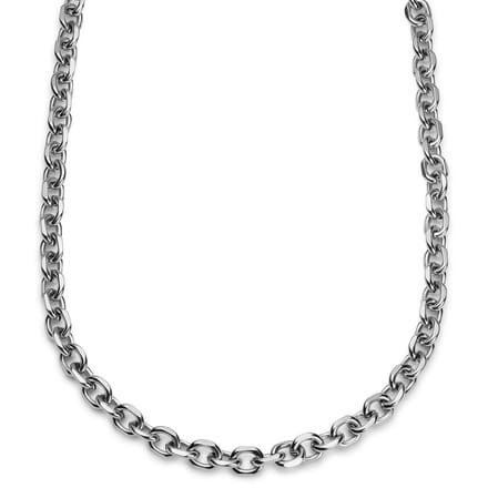 Essentials | 10 mm Zilverkleurige Ketting met Kabelschakels