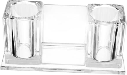 Microfoonstandaard - Microfoonhouder - Kantoor Organisatie - Stabiele Plaatsing - 19.3x9cm - Transparant