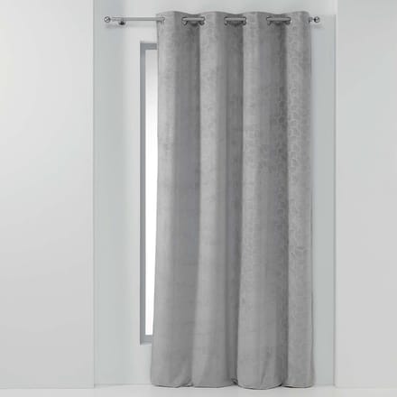 Suède Gordijn 140 cm x 240 cm Scales Light Grey