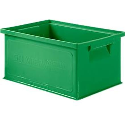 Stapelbak 14/6-3 - polypropeen - met handgreep - L 310 x B  210 x H 145mm - 7L - groen