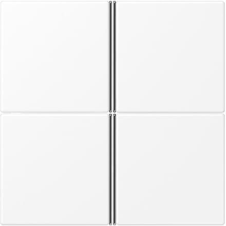 Jung F40 LS 4 Knop KNX Bedieningspaneel Matt Wit - LS404TSAWWM