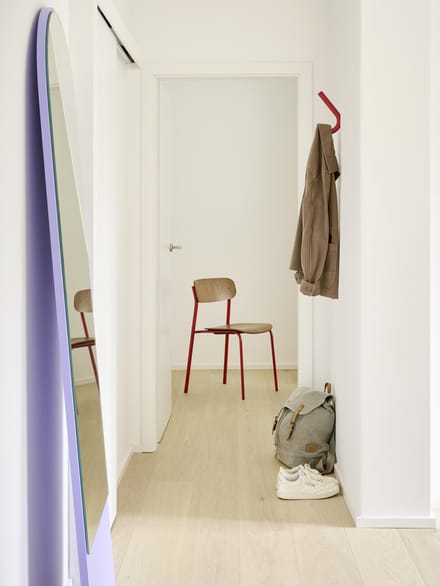 Thonet S 12 Muurhaken - tomaatrood