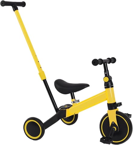 Kinder driewieler - Loopfiets peuter - Buiten spelen - 3-in-1 ontwerp - 60x42x90cm - Blauw