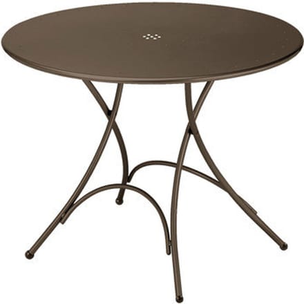 Emu Pigalle klaptafel - rond - donkerbruin