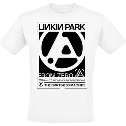 Linkin Park T-shirt - From Zero The Emptiness Block - S tot 5XL - voor Mannen - wit