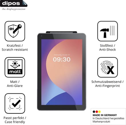 dipos – 2x Matte Pantserfolie geschikt voor IMIN M2 MAX 8 Zoll | 9H Screenprotector