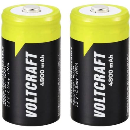 VOLTCRAFT Oplaadbare C batterij (baby) Endurance NiMH 1.2 V 4800 mAh 2 stuk(s)