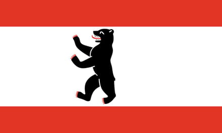 Vlag Berlijn 200x300cm