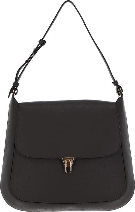 COCCINELLE Leren Handtas Schoudertas Cristhy Handbag Bark Donkergroen