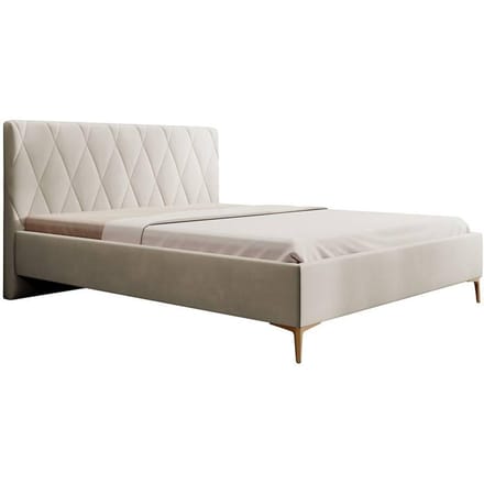Bedframe Ticaro velvet 140 x 200 cm | Selsey Design