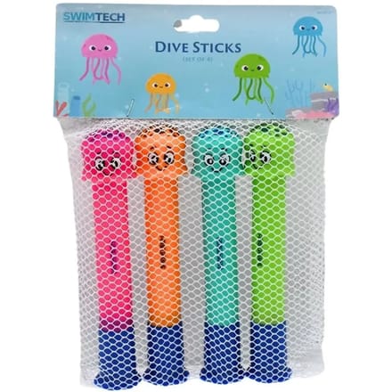 SwimTech - duikstaven - set van 4