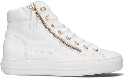 Enkelhoge sneakers rits Van Paul Green wit