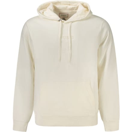 Guess Jeans Bianco Katoenen Heren Hoodie