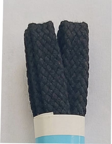 Cordial Veter - Zwart - Plat - Lengte 90 cm - Breedte 7 mm - Schoenveter